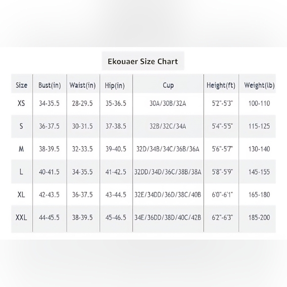 Ekouaer Women's One Piece Swimsuit #513 - Picture 6 of 11